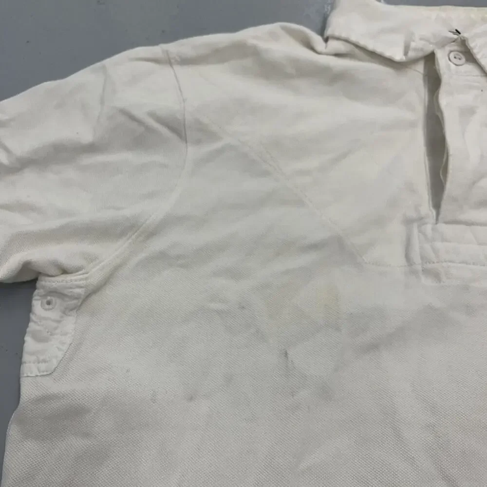 Vintage 90s Polo Ralph Lauren White Big Pony Polo